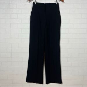 ASOS Black Trousers Womens Size 0 US wide leg straight leg